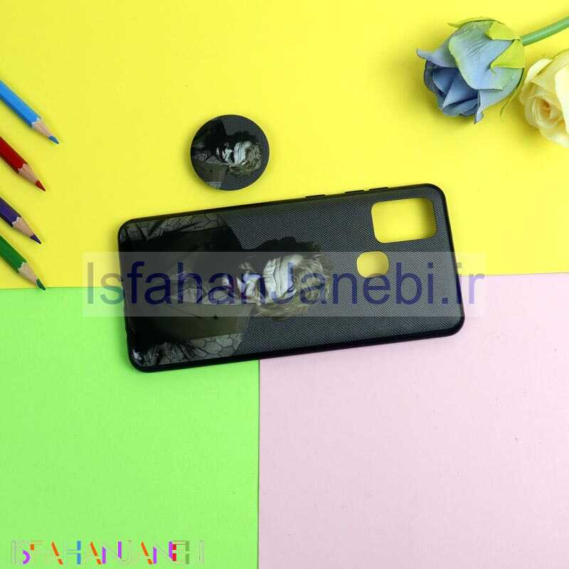 اصفهان جانبی-قاب فانتزی برجسته + پاپ سوکت طرح Joker سامسونگ A21s سری D