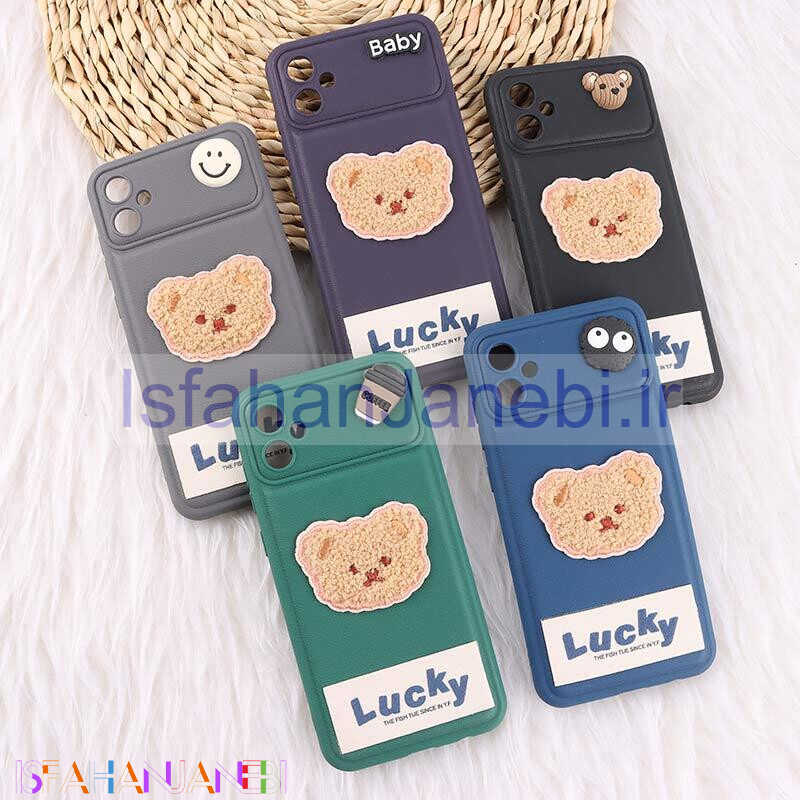 اصفهان جانبی-قاب ژله ای Lucky سامسونگ Galaxy A05 عروسکی محافظ لنزدار