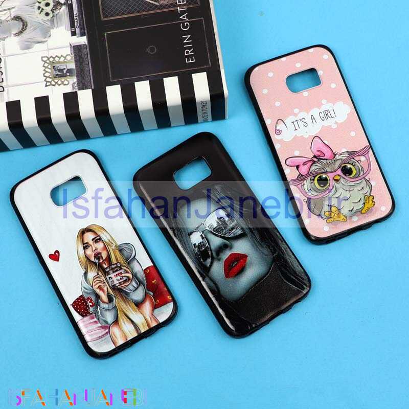 اصفهان جانبی-قاب فانتزی برجسته دخترانه سامسونگ S7 سری 6