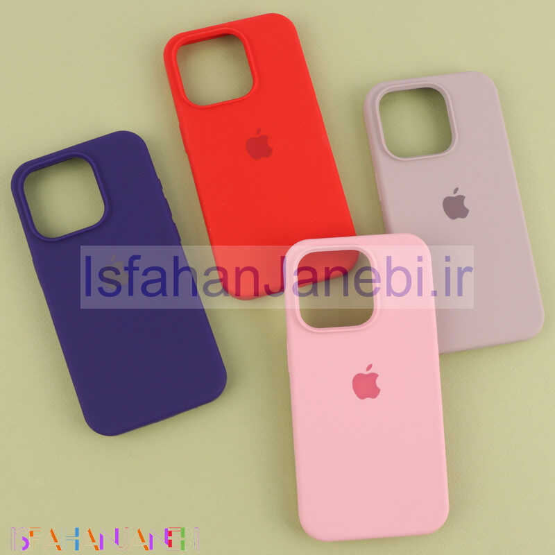 اصفهان جانبی-قاب سیلیکونی اصلی زیربسته آیفون iPhone 15 Pro