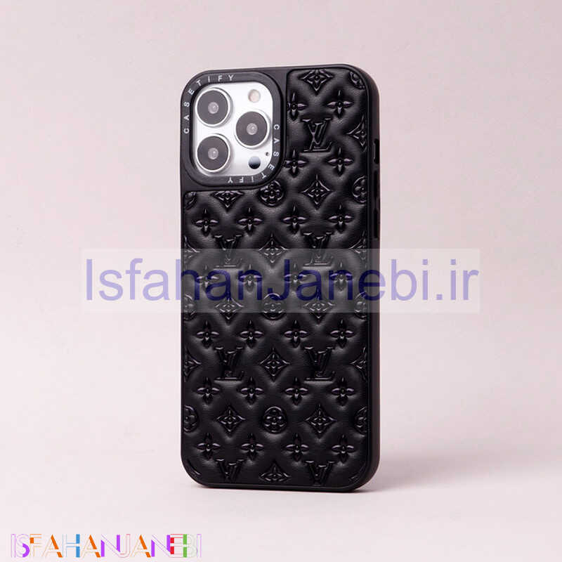 اصفهان جانبی-قاب چرمی Louis Vuitton Original آیفون iPhone 13 Pro Max مشکی