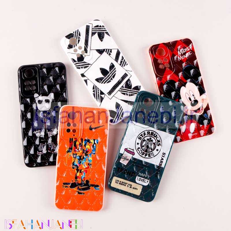 اصفهان جانبی-قاب طرحدار فانتزی پافر محافظ لنزدار Xiaomi Redmi Note 11 / 11s