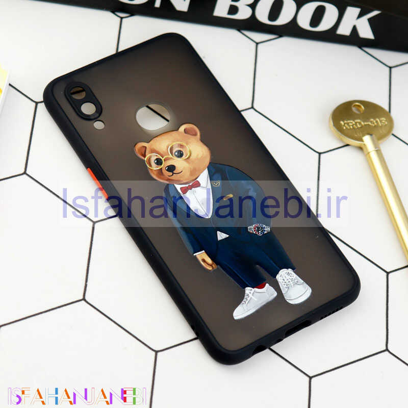 اصفهان جانبی-قاب PC مات محافظ لنزدار طرحدار Samsung Galaxy A10s