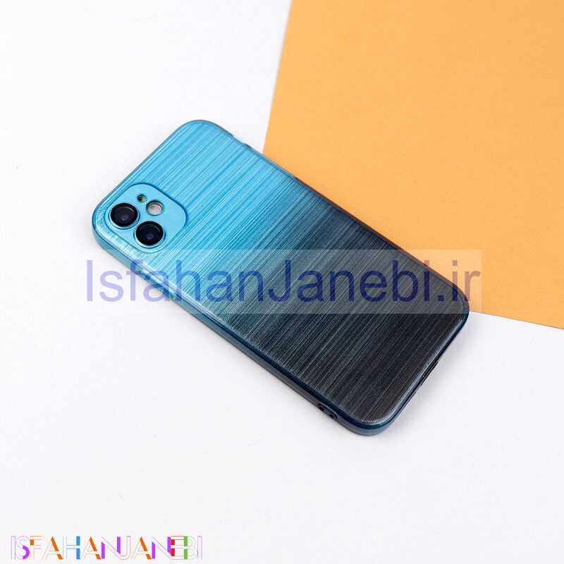 اصفهان جانبی-قاب PC براق محافظ لنزدار دو رنگ iPhone 11