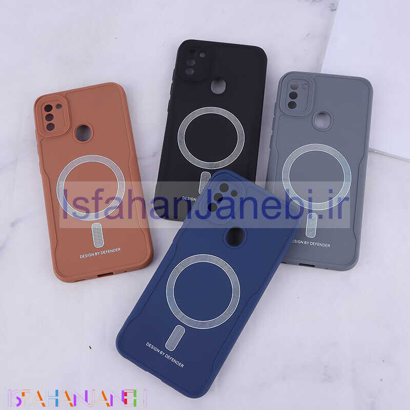 اصفهان جانبی-قاب ژله ای Design By Defender سامسونگ Galaxy A11 / M11 طرح مگ سیف محافظ لنزدار