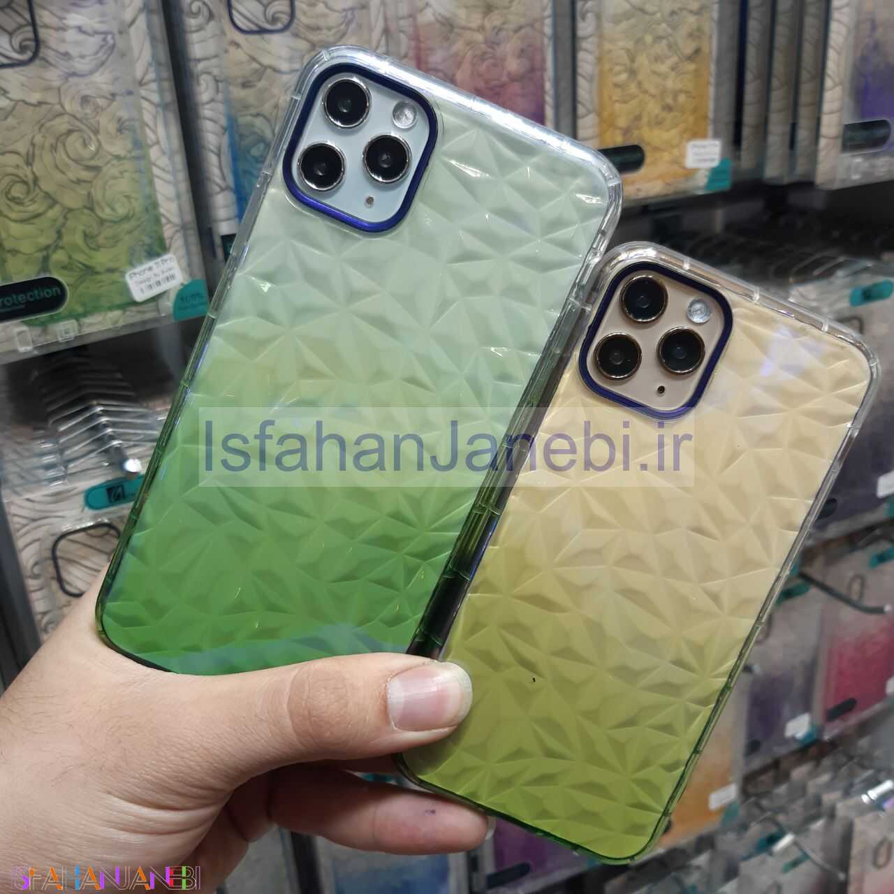 اصفهان جانبی-قاب یخی سه بعدی iPhone 11 Pro Max سبز