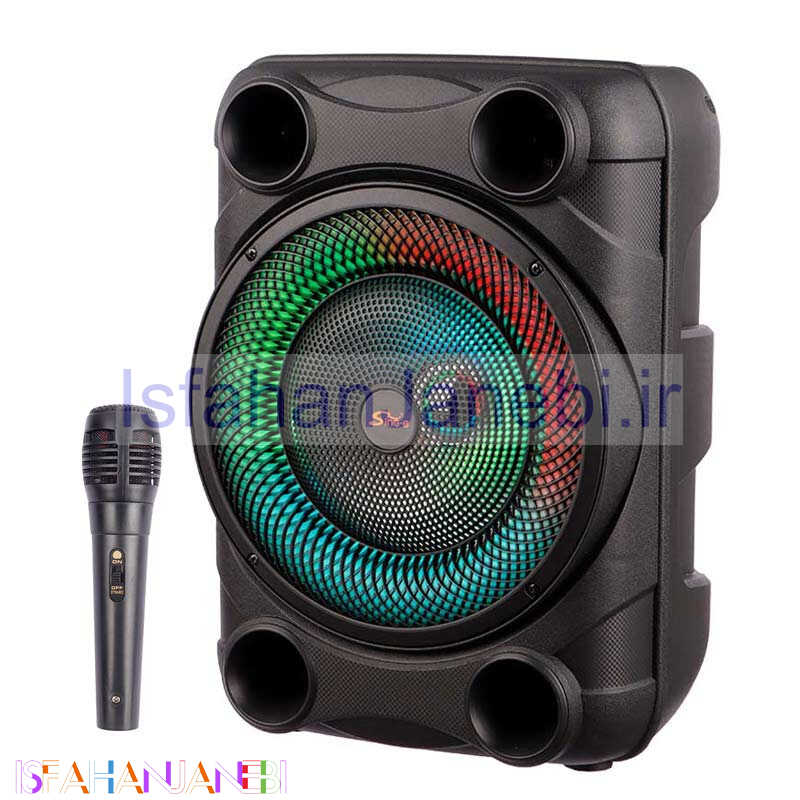 اصفهان جانبی-اسپیکر بلوتوثی رم و فلش خور Sing-E ZQS8148 + میکروفون
