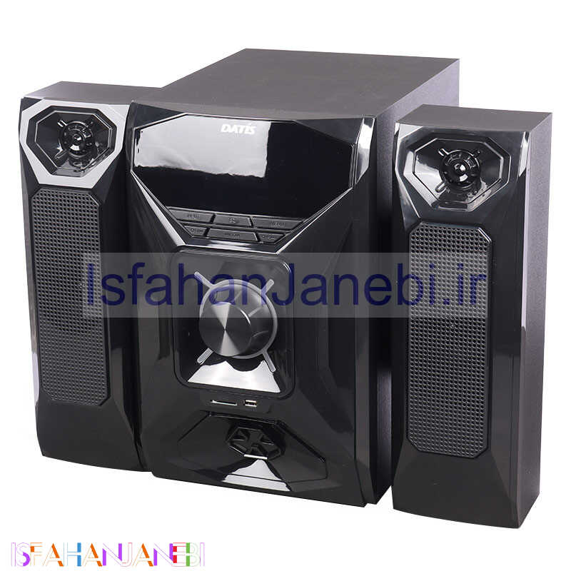 اصفهان جانبی-اسپیکر بلوتوثی رم و فلش خور Datis GS315-R + ریموت کنترل