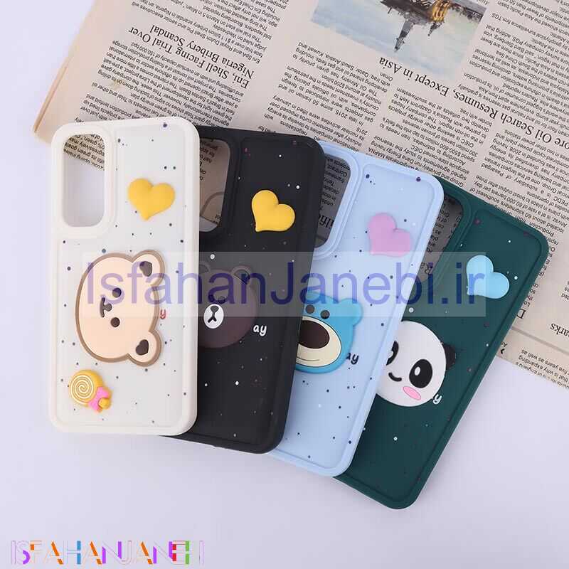 اصفهان جانبی-قاب ژله ای سامسونگ Galaxy A55 طرح آبنبات و قلب