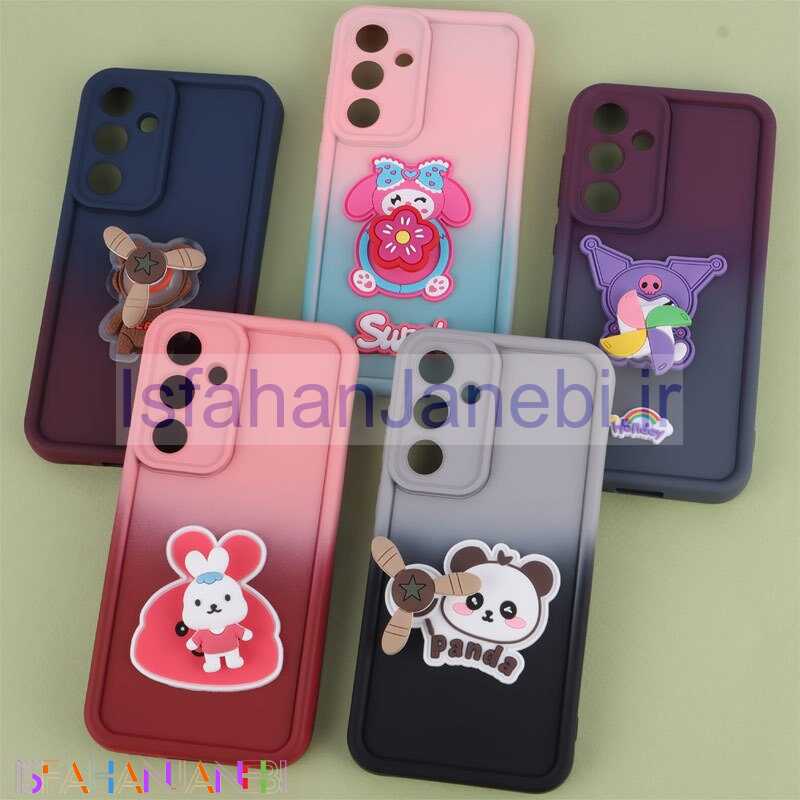 اصفهان جانبی-قاب سیلیکونی سامسونگ Galaxy S24 FE اسپینردار محافظ لنزدار دورنگ