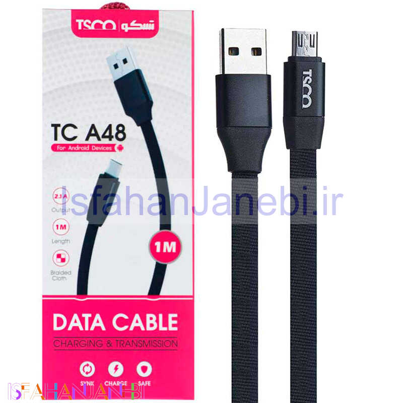 اصفهان جانبی-کابل میکرو یو اس بی TSCO TC A48 1m روکش دار