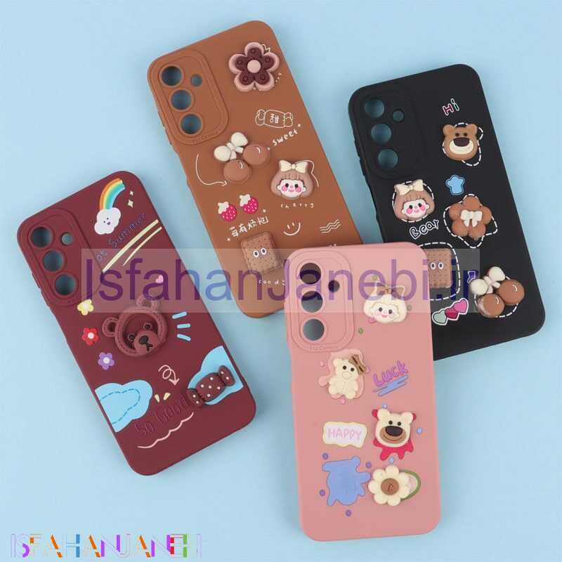 اصفهان جانبی-قاب فانتزی عروسکی Pro Camera محافظ لنزدار Samsung Galaxy A25