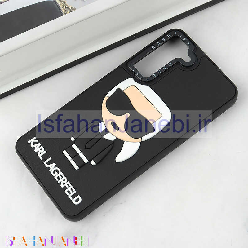 اصفهان جانبی-قاب Casetify سامسونگ Galaxy S21 FE 5G طرح Karl Lagerfeld برجسته