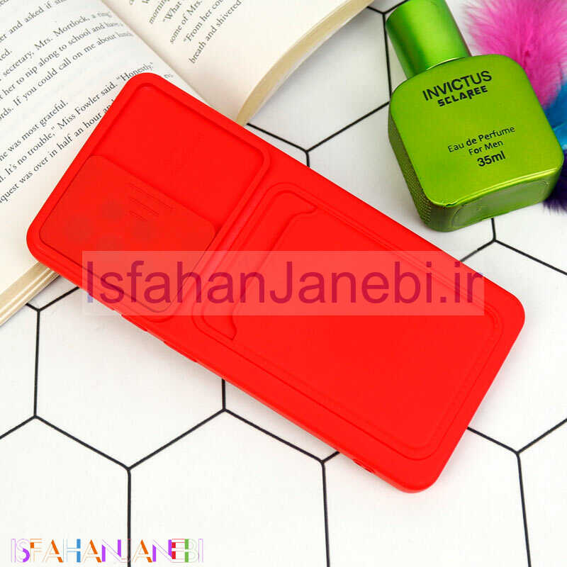 اصفهان جانبی-قاب سیلیکونی جاکارتی دار محافظ لنزکشویی Samsung Galaxy A52 / A52s