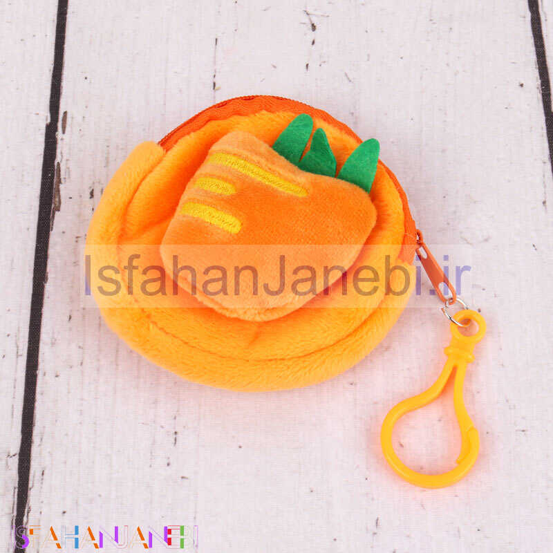 اصفهان جانبی-کیف هندزفری پولیشی طرح هویج