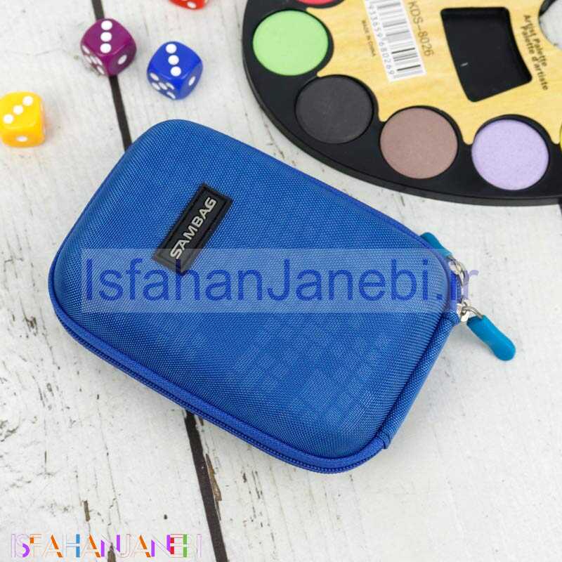 اصفهان جانبی-کیف محافظ دار برزنتی آبی