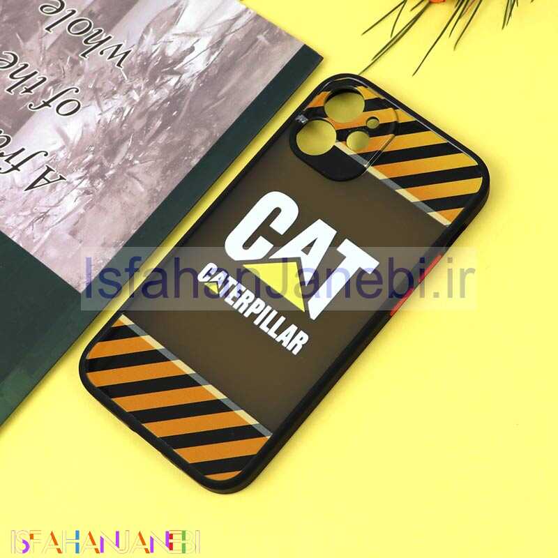اصفهان جانبی-قاب PC مات محافظ لنزدار طرحدار CAT آیفون iPhone 12 Mini
