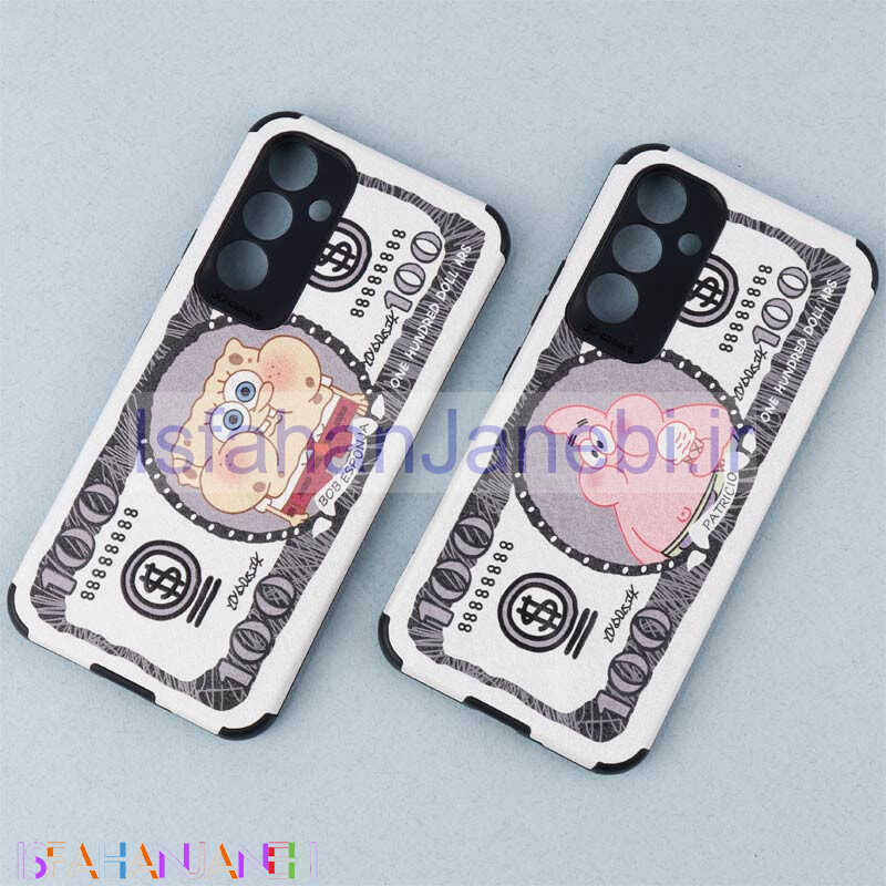 اصفهان جانبی-قاب ژله ای طرح باب اسفنجی محافظ لنزدار Samsung Galaxy A54