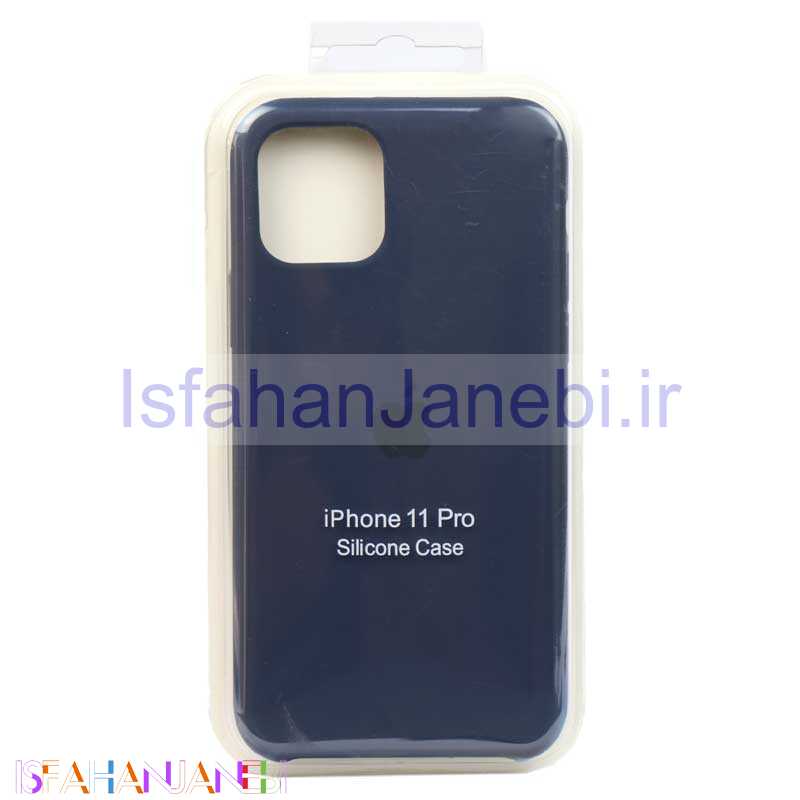 اصفهان جانبی-قاب سیلیکونی اصلی iPhone 11 Pro سرمه ای