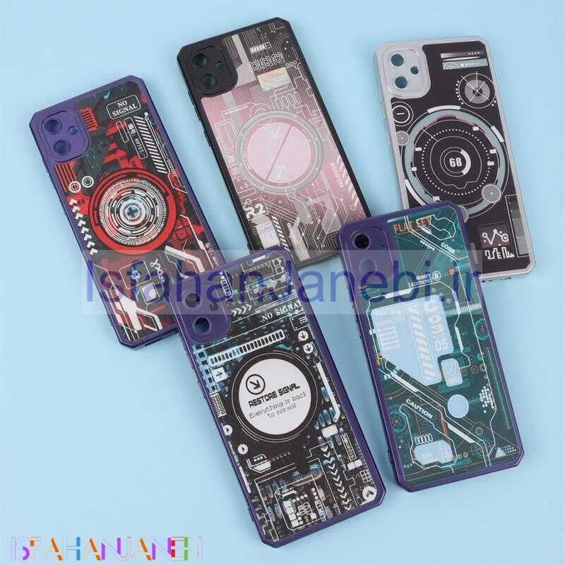 اصفهان جانبی-قاب ژله ای طرح دار مگ سیف محافظ لنزدار Samsung Galaxy A05