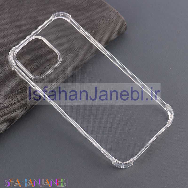 اصفهان جانبی-قاب ژله ای ضربه گیر بی رنگ آیفون iPhone 13 Pro Max