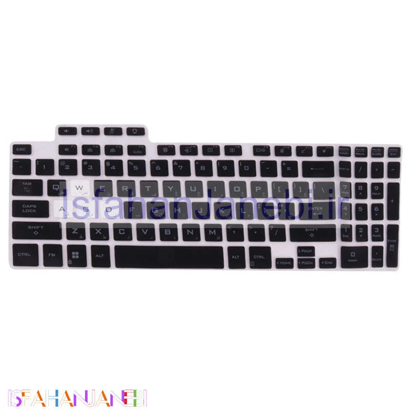 اصفهان جانبی-کاور کیبورد ژله ای لپ تاپ Asus K507