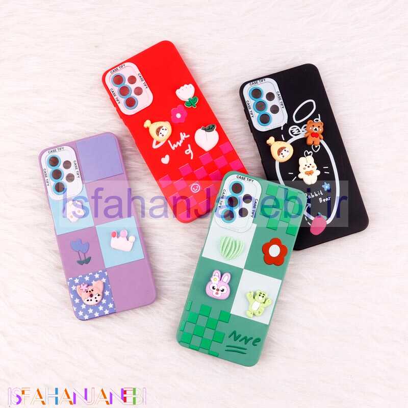 اصفهان جانبی-قاب عروسکی برجسته Pro Camera محافظ لنزدار Samsung Galaxy A32 5G