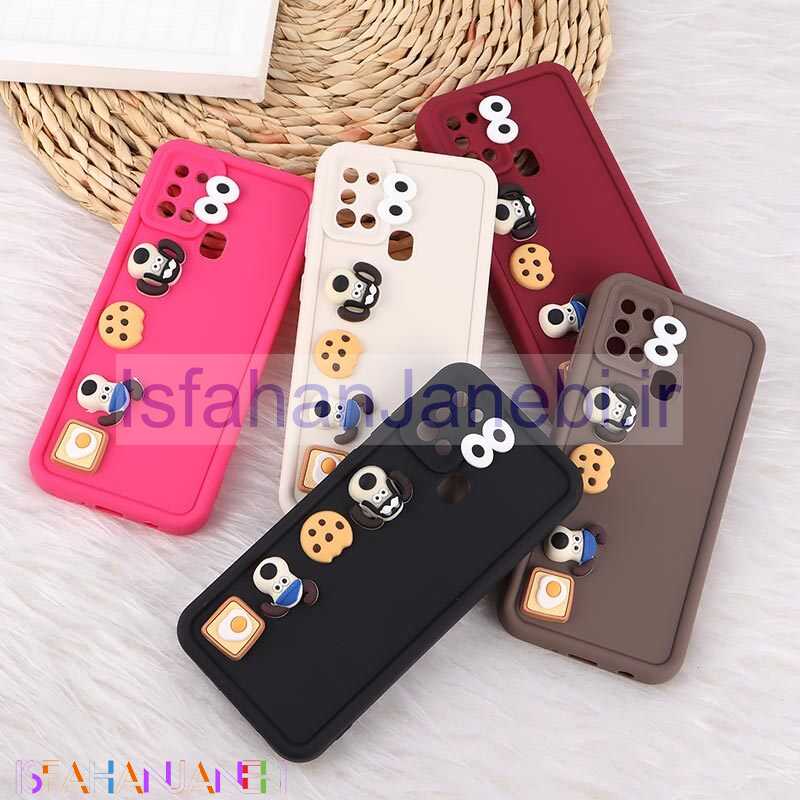 اصفهان جانبی-قاب سولید سامسونگ Galaxy A21s عروسک برجسته محافظ لنزدار