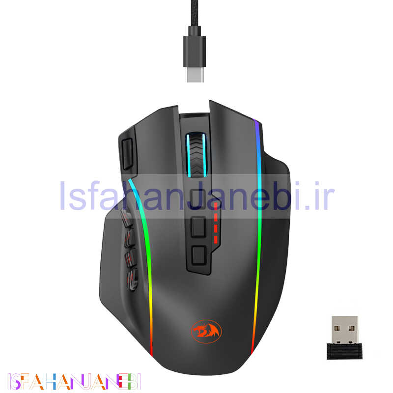 اصفهان جانبی-موس بی سیم گیمینگ Redragon Perdition Pro M901P-KS