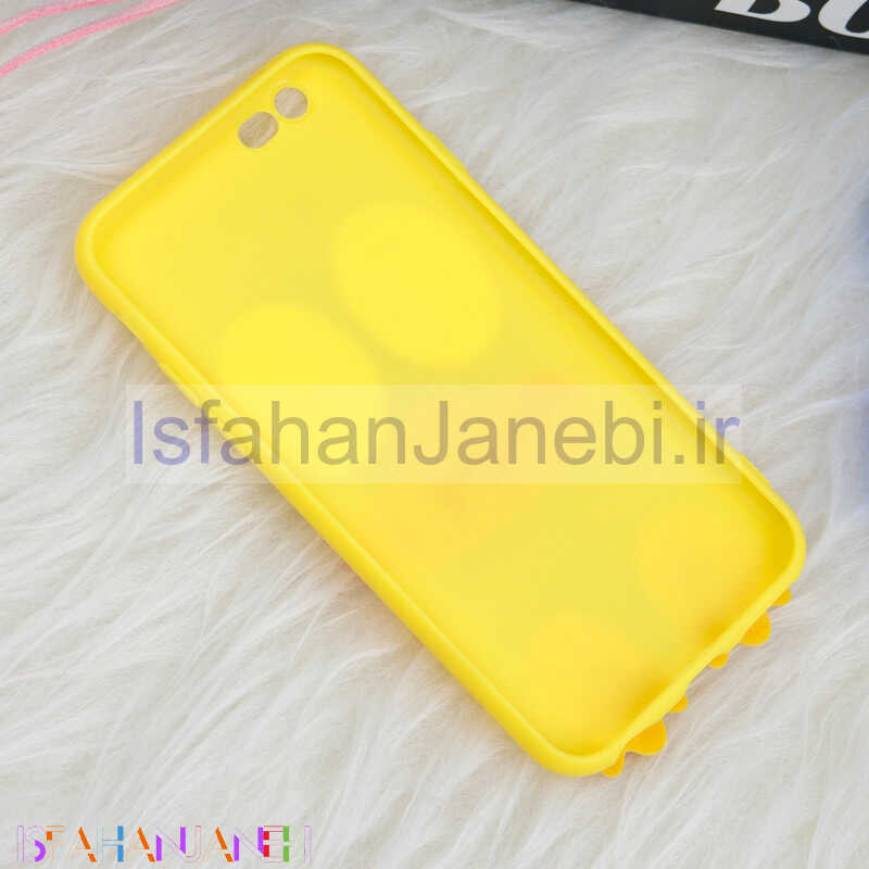 اصفهان جانبی-قاب سیلیکونی اردک زرد محافظ لنزدار iPhone 6/6s
