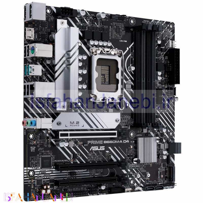 اصفهان جانبی-مادربرد ایسوس Prime B660M-A D4 DDR4