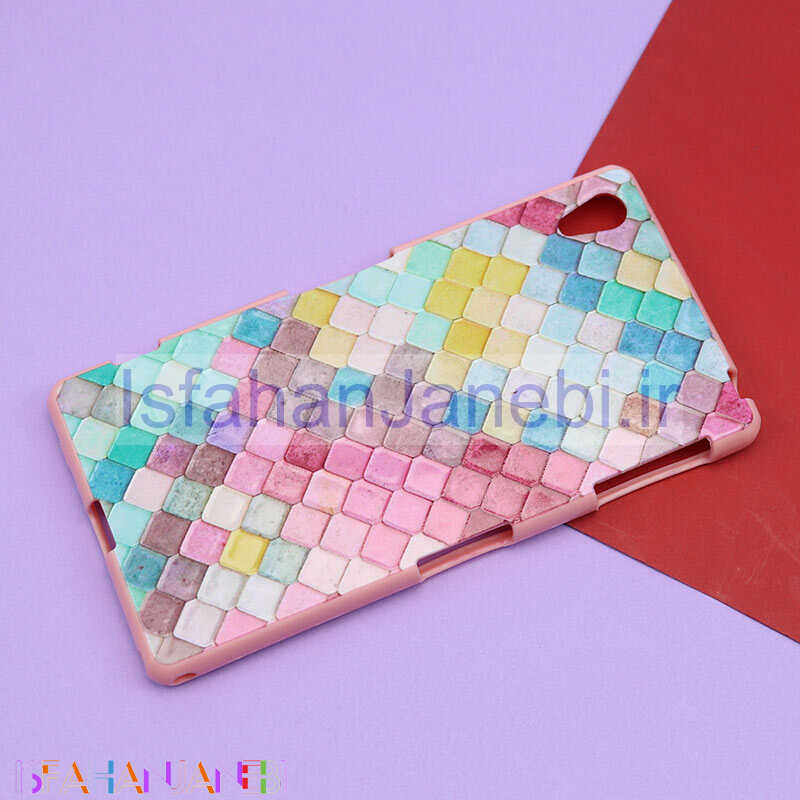 اصفهان جانبی-قاب فانتزی برجسته صورتی طرح مختلف Sony Xperia Z2