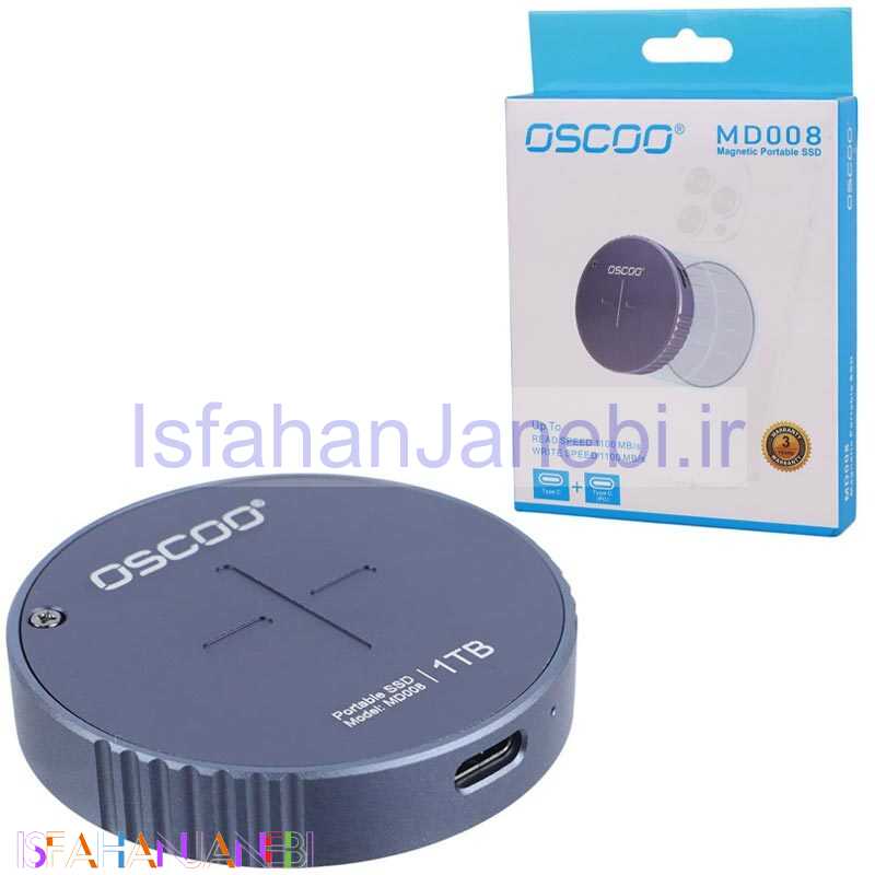 اصفهان جانبی-حافظه اکسترنال SSD اوسکو Oscoo MD008 1TB