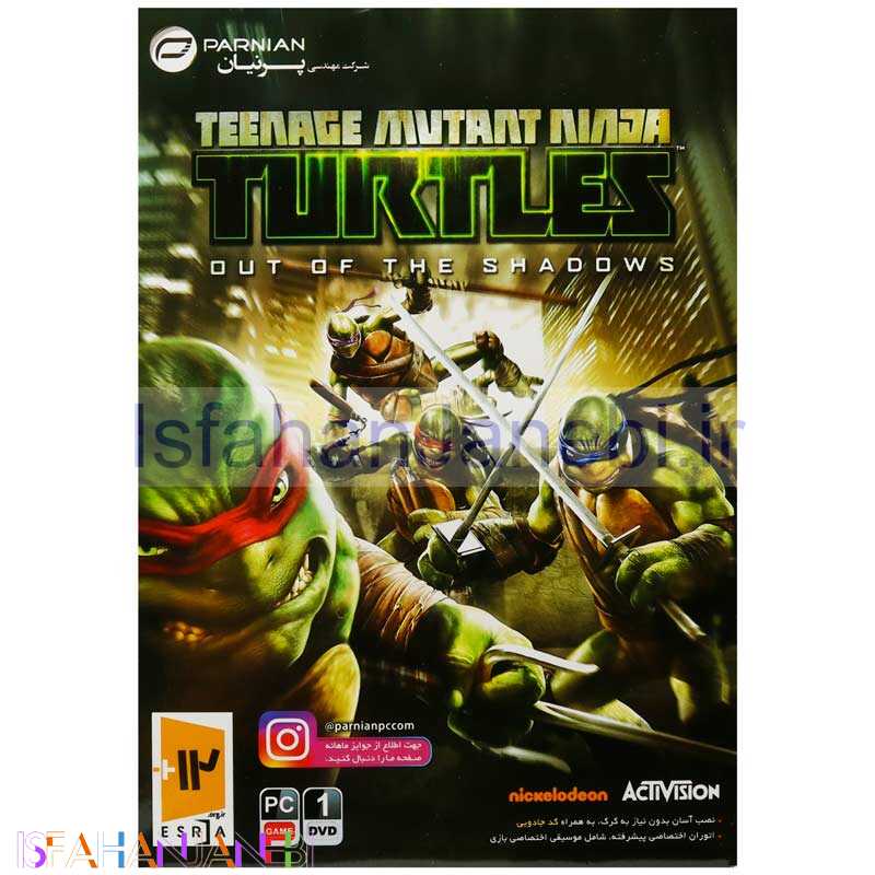 اصفهان جانبی-Teenage Mutant Ninja Turtles Out of the Shadows PC 1DVD پرنیان