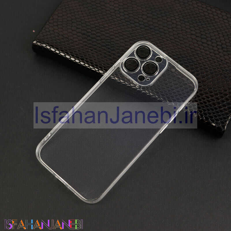 اصفهان جانبی-قاب ژله ای محافظ لنزدار بی رنگ iPhone 13 Pro Max