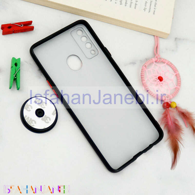 اصفهان جانبی-قاب فانتزی طرحدار محافظ لنزدار + پاپ سوکت Samsung Galaxy A20s سری T