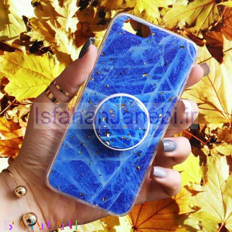 اصفهان جانبی-قاب رنگین کمانی پاپ سوکت دار خرچنگی کد6 آیفون 6/6s