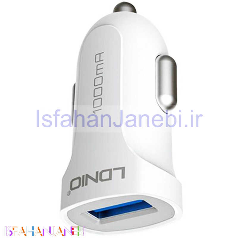 اصفهان جانبی-شارژر فندکی LDNIO DL-C17 1A + کابل میکرو یو اس بی