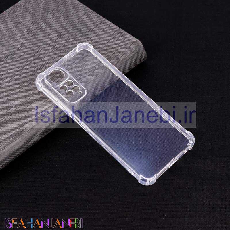 اصفهان جانبی-قاب ژله ای ضربه گیر بی رنگ محافظ لنزدار Xiaomi Redmi Note 11 / 11s سری D