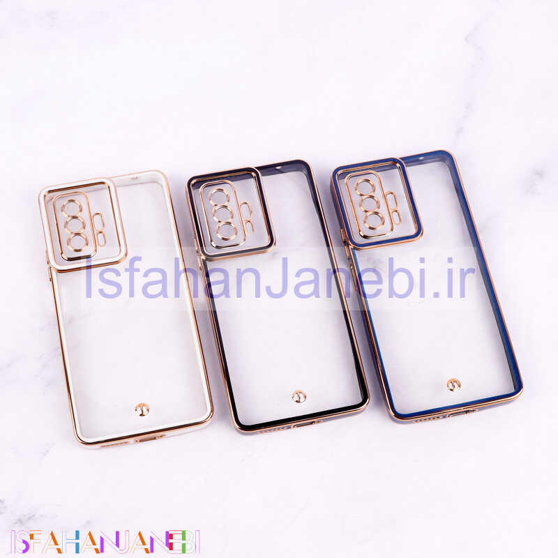 اصفهان جانبی-قاب Space شیائومی 11T / 11T Pro دور رنگی محافظ لنزدار