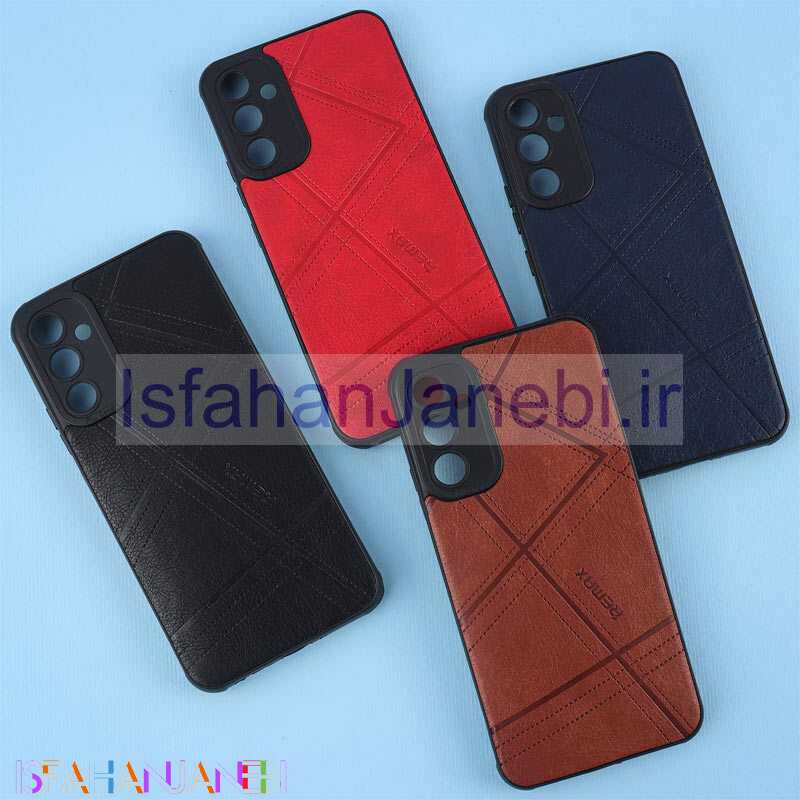اصفهان جانبی-قاب چرمی Remax سامسونگ Galaxy A34 محافظ لنزدار