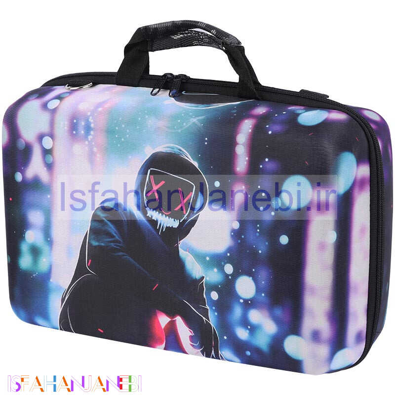 اصفهان جانبی-کیف کنسول بازی PS5 Slim طرح Purge Neon Mask
