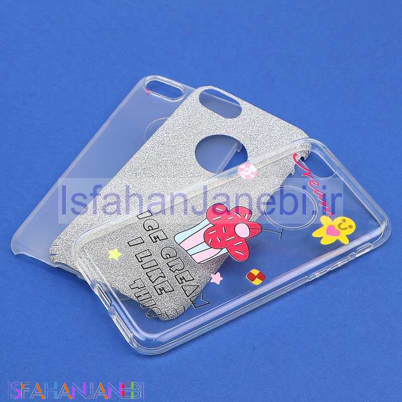 اصفهان جانبی-قاب اکلیلی فانتزی نقره ای iPhone 7/8 کد1