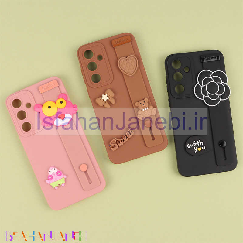 اصفهان جانبی-قاب سیلیکونی ژله ای دستبندی محافظ لنزدار Samsung Galaxy A35