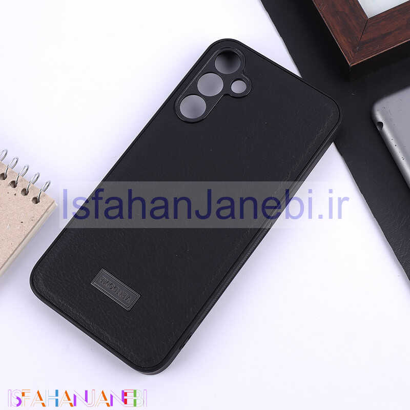 اصفهان جانبی-قاب چرمی Vendome سامسونگ Galaxy A15 محافظ لنزدار