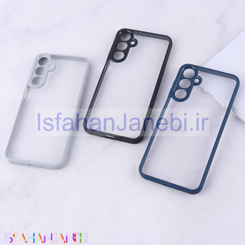 اصفهان جانبی-قاب شفاف سامسونگ Galaxy A16 4G / A16 5G محافظ لنزدار برجسته دوررنگی