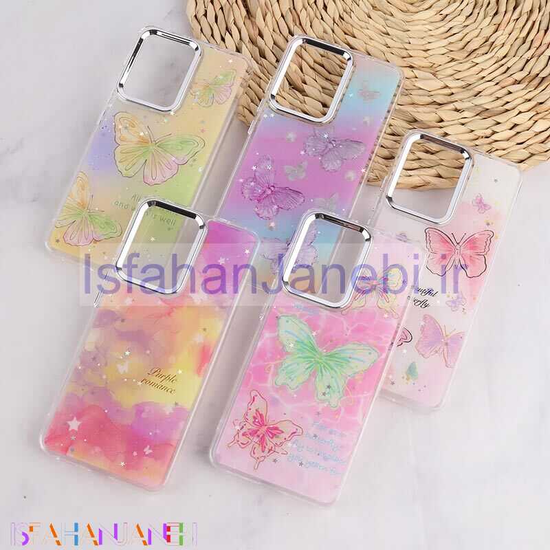 اصفهان جانبی-قاب رزینی شیائومی Poco X7 Pro طرح دار دور محافظ متال