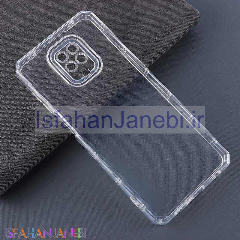 اصفهان جانبی-قاب ژله ای شفاف شیائومی Redmi Note 9s / Note 9 Pro / Note 10 Lite محافظ لنزدار