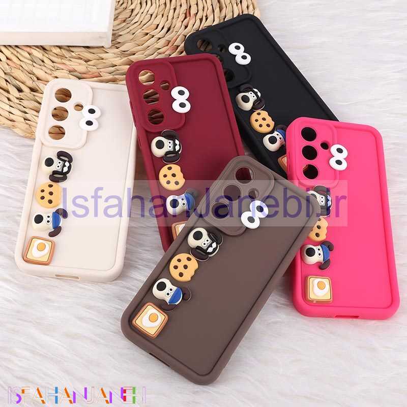 اصفهان جانبی-قاب سولید سامسونگ Galaxy S24 FE عروسک برجسته محافظ لنزدار