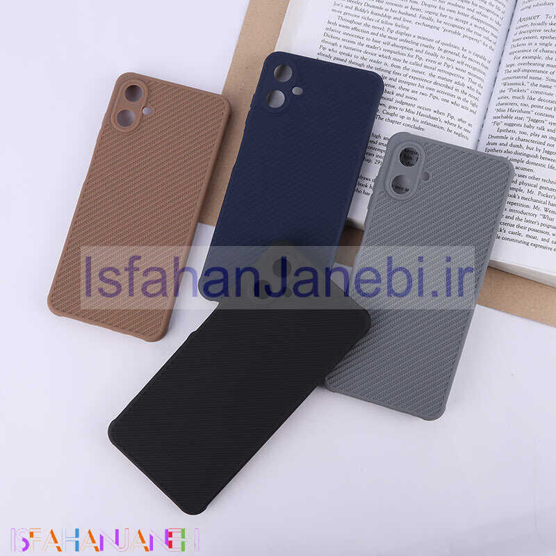 اصفهان جانبی-قاب ژله ای سامسونگ Galaxy A06 طرح سیلیکون کربنی محافظ لنزدار